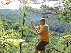 cvičenie v lete v krásnej prírode Slovenska
